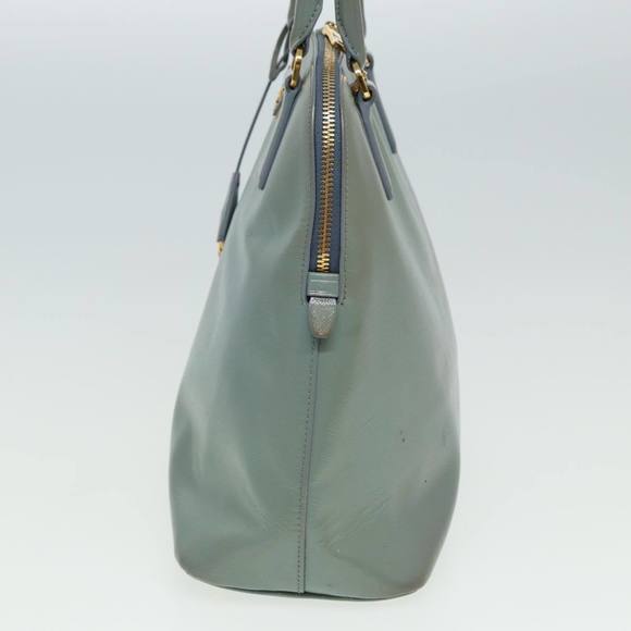 PRADA Hand Bag Safiano leather 2way Blue Auth 80864 - Picture 3 of 16